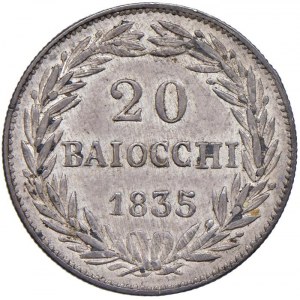 Papal - Gregorio XVI (1831-1846) Bologna - 20 Baiocchi 1835 An. V - ...