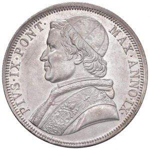 Papal - Pio IX (1846-1878) Scudo 1854 An. IX - Nomisma 653 AG (g 26,...