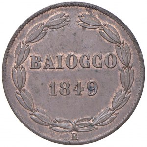 Papal - Pius IX (1846-1870) Baiocco 1849 An. IV - Nomisma 802i CU (g ...