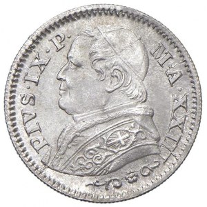 Papal - Pio IX (1846-1878) 10 Soldi 1868 An. XXIII - Nomisma 885 AG ...