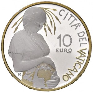 Papal - VATICAN Francis (2013-2025) 10 Euro 2020 50th Anniversary...
