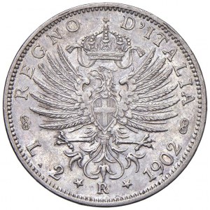 Savoy - Vittorio Emanuele III (1900-1946) 2 Lire 1902 - Nomisma 1152...