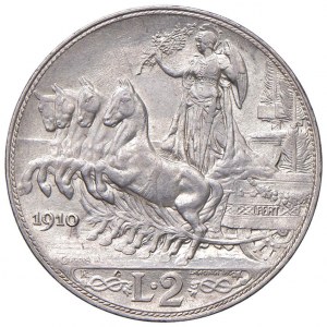 Savoy - Vittorio Emanuele III (1900-1946) 2 Lire 1910 - Nomisma 1159...
