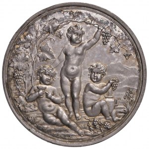 Medale - ASTI - Medal z 1891 roku z okazji wystawy win w Asti - O...