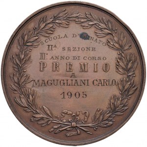 Medaile - MILÁNSKÁ medaile 1905 Cena Akademie výtvarných umění C...