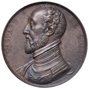 Medaile - FRANCIE Gaspard de Coligny (1519-1572) Medaile 1821 - Colli...