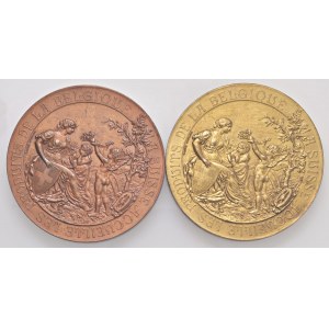 Medaile - ŠVÝCARSKO Pár medailí z belgické výstavy v Ženevě v roce 1894...