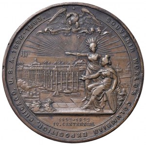 Medaile - Kryštof Kolumbus (1451-1506) Medaile 1892 Na památku...