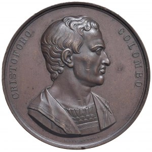 Medaile - Kryštof Kolumbus (1451-1506) Medaile 1892 IV. sté výročí ...