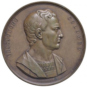 Medaile - Kryštof Kolumbus (1451-1506) Medaile 1892 Vědcům ...