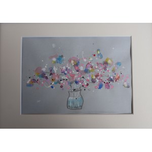 Zbigniew Waszczeniuk Bouquet triptych