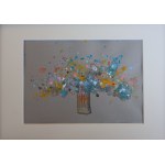 Zbigniew Waszczeniuk Bouquet triptych