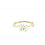 14K YELLOW GOLD RING 2.02 GR WITH DIAMONDS - RNG41001