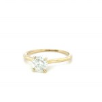 14K YELLOW GOLD RING 2.02 GR WITH DIAMONDS - RNG41001