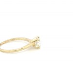 14K YELLOW GOLD RING 2.02 GR WITH DIAMONDS - RNG41001