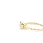14K YELLOW GOLD RING 2.02 GR WITH DIAMONDS - RNG41001