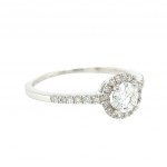 14K WHITE GOLD RING 1.88 GR WITH DIAMONDS - RNG30205