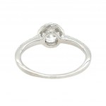 14K WHITE GOLD RING 1.88 GR WITH DIAMONDS - RNG30205