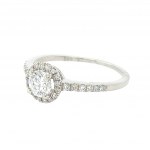 14K WHITE GOLD RING 1.88 GR WITH DIAMONDS - RNG30205