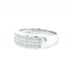 18K WHITE GOLD RING 4.90 GR WITH 1.50 CT DIAMOND - RNG30308