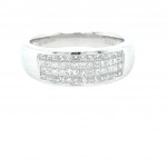 18K WHITE GOLD RING 4.90 GR WITH 1.50 CT DIAMOND - RNG30308