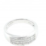 18K WHITE GOLD RING 4.90 GR WITH 1.50 CT DIAMOND - RNG30308