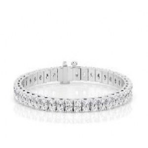 TENNIS BRACELET IN GOLD 15.35 GR WITH LAB GROWN DIAMONDS CL29