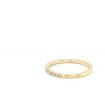 YELLOW GOLD RING WITH DIAMONDS - RNG41105