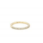 YELLOW GOLD RING WITH DIAMONDS - RNG41105