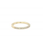 YELLOW GOLD RING WITH DIAMONDS - RNG41105