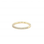YELLOW GOLD RING WITH DIAMONDS - RNG41105