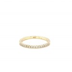 YELLOW GOLD RING WITH DIAMONDS - RNG41105