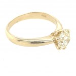 14K YELLOW GOLD RING 3.08 GR WITH DIAMONDS FOR 1.03 CARATS - RNG10606