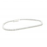 BRACELET IN 14K WHITE GOLD 6.71 GR TENNIS TYPE WITH NATURAL DIAMONDS - BRC40802