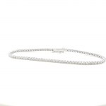 BRACELET IN 14K WHITE GOLD 6.71 GR TENNIS TYPE WITH NATURAL DIAMONDS - BRC40802