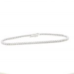 BRACELET IN 14K WHITE GOLD 6.71 GR TENNIS TYPE WITH NATURAL DIAMONDS - BRC40802