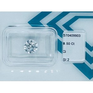 NATURAL POLISHED DIAMOND 1.5 G -SI2 - IGI - C50103-11