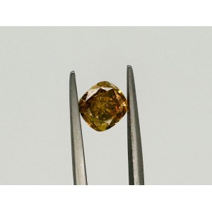 NATURAL POLISHED DIAMOND 2.01 FANCY YELLOW ORANGE BROWN - - GIA - UD30115