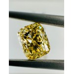 NATURAL POLISHED DIAMOND 1.01 FANCY INTENSE YELLOW -I1 - GIA - YD40602