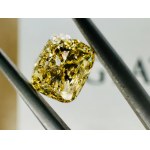 NATURAL POLISHED DIAMOND 1.01 FANCY INTENSE YELLOW -I1 - GIA - YD40602
