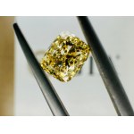 NATURAL POLISHED DIAMOND 1.01 FANCY INTENSE YELLOW -I1 - GIA - YD40602