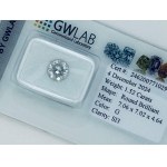 NATURAL POLISHED DIAMOND 1.51 G - SI3 - GW - C41105-7