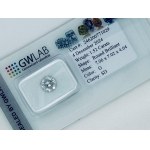 NATURAL POLISHED DIAMOND 1.51 G - SI3 - GW - C41105-7