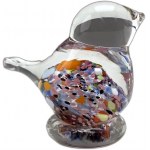A pair of decorative glass paperweights - Vintage [ Murano ].