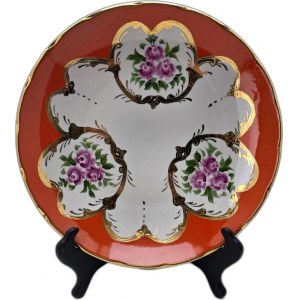 Duży dekoracyjny talerz porcelana Dobrush - Białoruś - lata 60-te