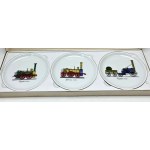 Furstenberg collector's plates 1960s [ railroad, railroad]