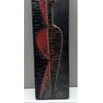 Modernist ceramic plaque '' Woman '' - 1960s