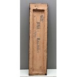 Modernist ceramic plaque '' Woman '' - 1960s