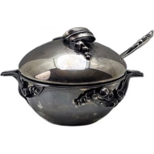Hefra Resovia - sugar bowl design lily of the valley 1970s