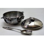 Hefra Resovia - sugar bowl design lily of the valley 1970s